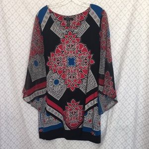 Style & Co Colorful Stretchy Tunic Top